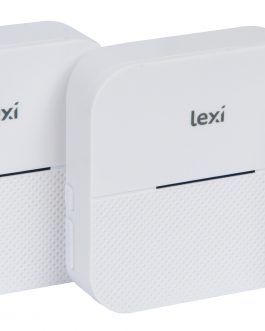 Lexi Twin Plug-in/Portable Wireless Doorbell 300m