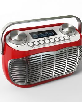 Detroit DAB Radio UK RED